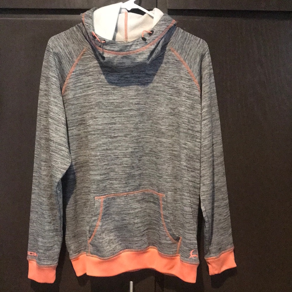 Cinch gray hooded size XL women’s sweatshirt